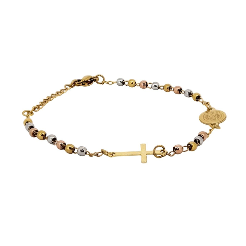 Pulsera Cruz Virgen Guadalupe - Castellamare
