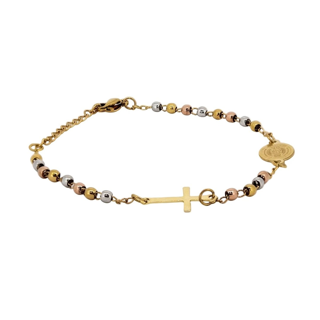 Pulsera Cruz Virgen Guadalupe - Castellamare
