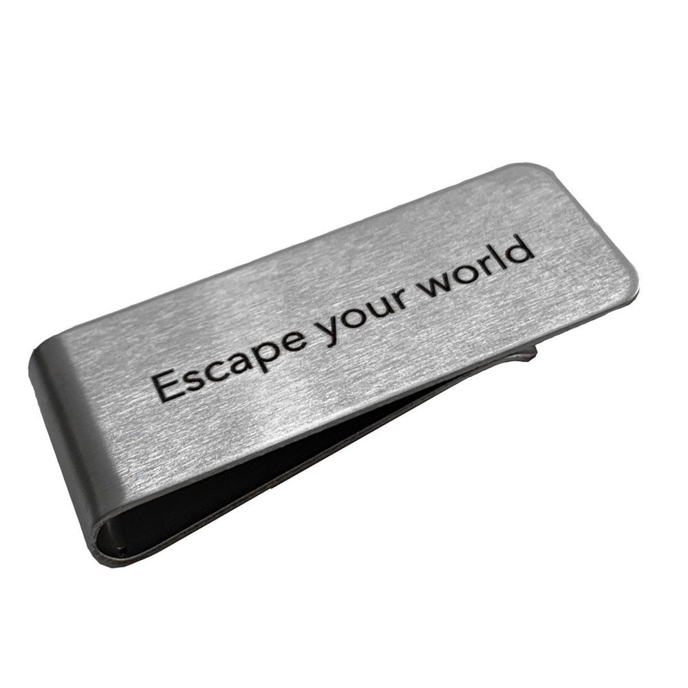 Money Clip Acero Inoxidable 5 X 2 Cms