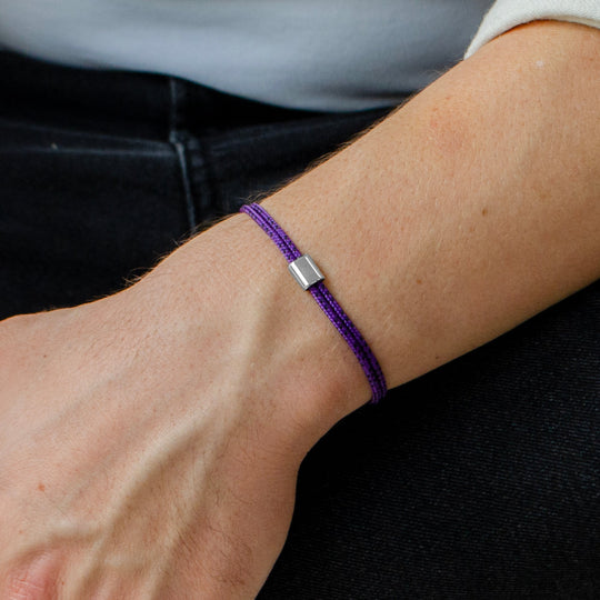 Pulsera - Amalfi Violeta Acero Inoxidable