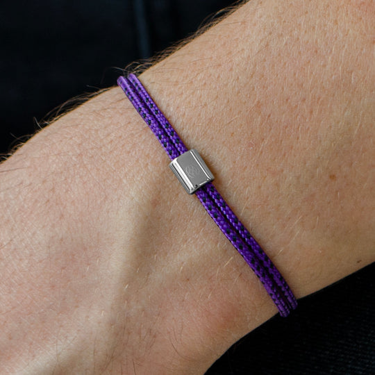 Pulsera - Amalfi Violeta Acero Inoxidable