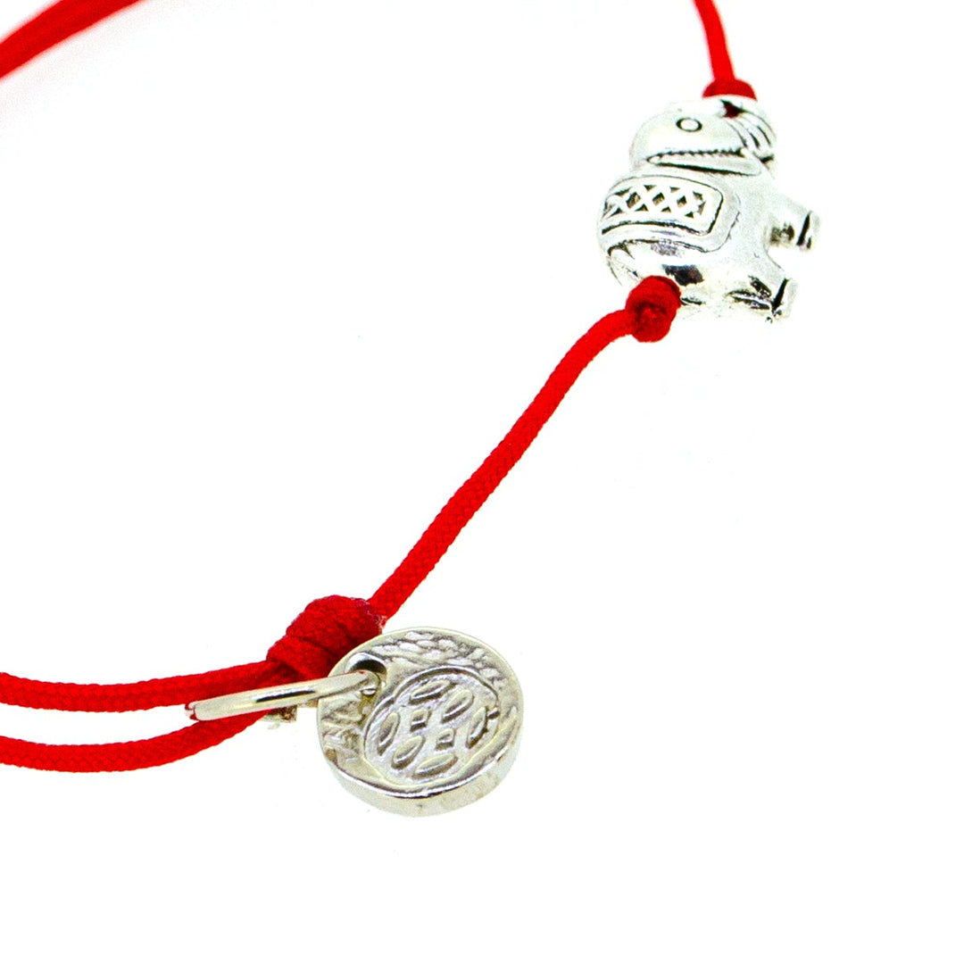 Pulsera - Budoni Elefante Light Red