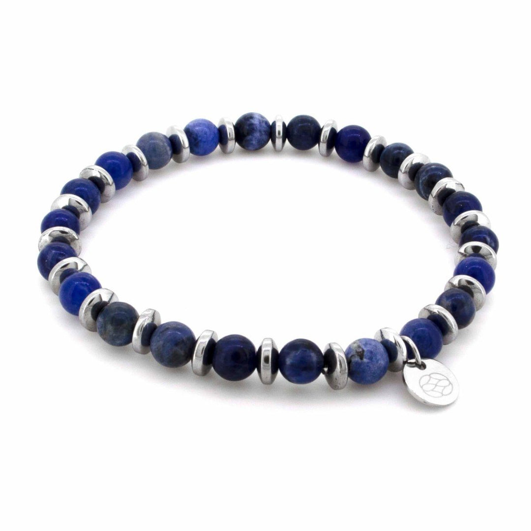 Pulsera - Budoni Sodalita 6 MM Hematita