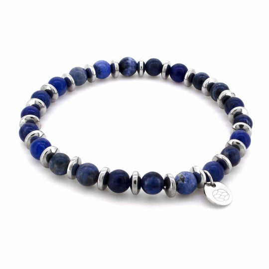 Pulsera - Budoni Sodalita 6 MM Hematita