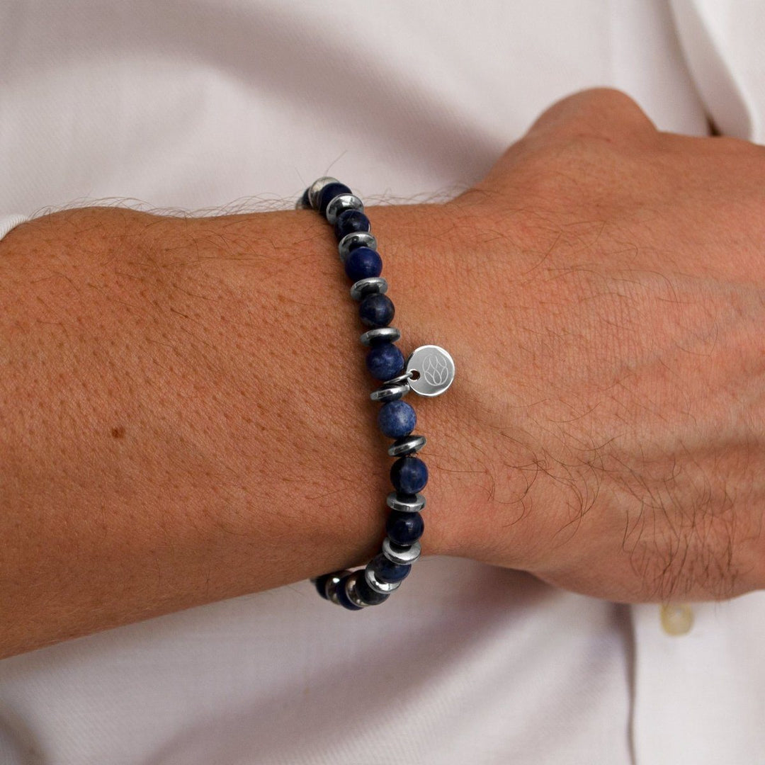 Pulsera - Budoni Sodalita 6 MM Hematita