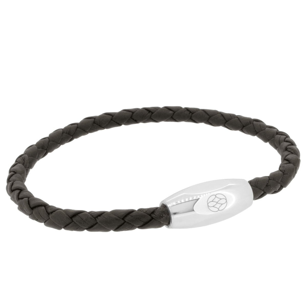 Pulsera - Numana Nappa Black Stainless Steel