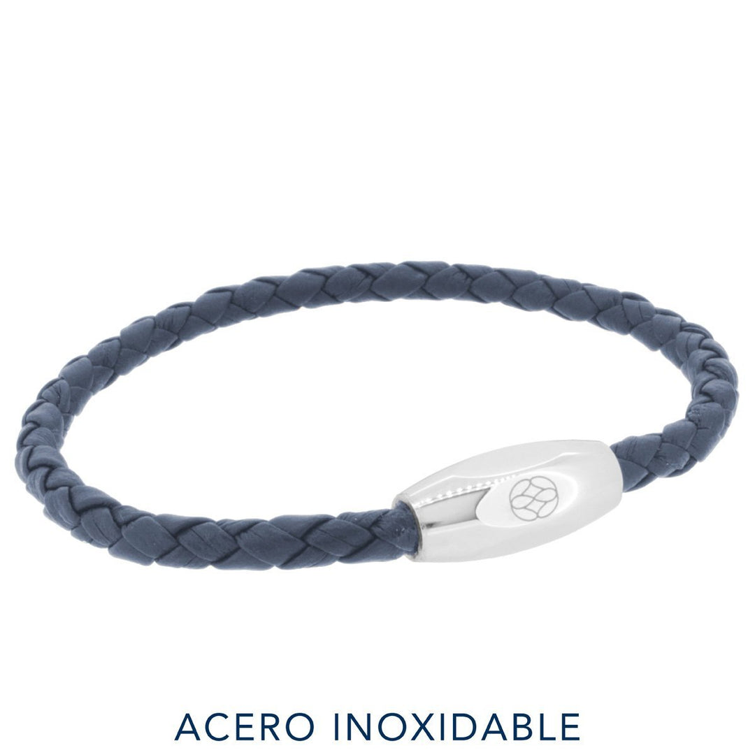 Pulsera - Numana Nappa Navy Stainless Steel